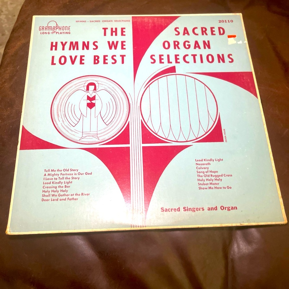 Sacred Organ Selections Vinyl Record